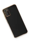 Mey İthalat®  Samsung Galaxy A03S Kılıf Volet Silikon - Siyah