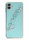Mey İthalat®  Samsung Galaxy A04 Kılıf Esila Silikon - Su Yeşili