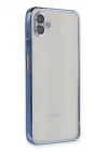 Mey İthalat®  Samsung Galaxy A04 Kılıf  Lensli Silikon - Açık Mavi