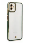 Mey İthalat®  Samsung Galaxy A04 Kılıf Liva Lens Silikon - Yeşil