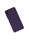 Mey İthalat®  Samsung Galaxy A04 Kılıf Nano içi Kadife Silikon - Mor