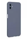 Mey İthalat®  Samsung Galaxy A04E Kılıf Nano içi Kadife Silikon - Gri
