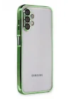 Mey İthalat®  Samsung Galaxy A04S Kılıf  Lensli Silikon - Yeşil