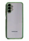 Mey İthalat®  Samsung Galaxy A04S Kılıf  Lensli Silikon - Yeşil