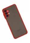 Mey İthalat®  Samsung Galaxy A04S Kılıf Montreal Silikon Kapak - Kırmızı