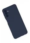 Mey İthalat®  Samsung Galaxy A04S Kılıf Nano içi Kadife Silikon - Lacivert