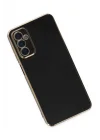 Mey İthalat®  Samsung Galaxy A04S Kılıf Volet Silikon - Siyah