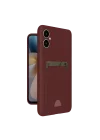 Mey İthalat®  Samsung Galaxy A05 Kelvin Kartvizitli Silikon - Bordo