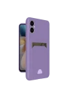 Mey İthalat®  Samsung Galaxy A05 Kelvin Kartvizitli Silikon - Lila