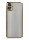 Mey İthalat®  Samsung Galaxy A05 Kılıf  Lensli Silikon - Gold