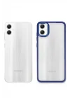 Mey İthalat®  Samsung Galaxy A05 Kılıf Power Silikon - Sierra Blue