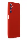 Mey İthalat®  Samsung Galaxy A05S Kılıf First Silikon - Kırmızı