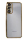 Mey İthalat®  Samsung Galaxy A05S Kılıf  Lensli Silikon - Gold