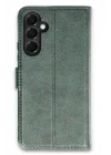 Mey İthalat®  Samsung Galaxy A05S Kılıf Trend S Plus Kapaklı Kılıf - Yeşil