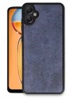 Mey İthalat®  Samsung Galaxy A06 Kılıf Aras Deri Kapak - Lacivert