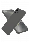 Mey İthalat®  Samsung Galaxy A06 Kılıf First Silikon - Gri