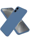 Mey İthalat®  Samsung Galaxy A06 Kılıf First Silikon - Mavi