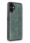 Mey İthalat®  Samsung Galaxy A06 Kılıf Flip Cover - Koyu Yeşil