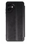 Mey İthalat®  Samsung Galaxy A06 Kılıf Flip Cover - Siyah