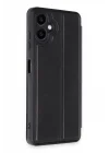 Mey İthalat®  Samsung Galaxy A06 Kılıf Flip Cover - Siyah