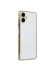 Mey İthalat®  Samsung Galaxy A06 Kılıf  Lensli Silikon - Gold