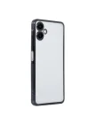Mey İthalat®  Samsung Galaxy A06 Kılıf  Lensli Silikon - Siyah