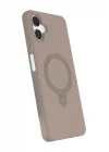 Mey İthalat®  Samsung Galaxy A06 Regal Magsafe Standlı Kapak - Çöl Titanyum
