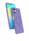 Mey İthalat®  Samsung Galaxy A06 Regal Magsafe Standlı Kapak - Lila