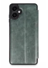 Mey İthalat®  Samsung Galaxy A07 4G Flip Cover - Yeşil