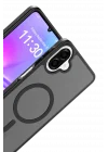 Mey İthalat®  Samsung Galaxy A07 4G Jota Magsafe Kapak - Siyah