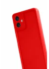 Mey İthalat®  Samsung Galaxy A07 4G Viera Silikon - Kırmızı