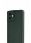 Mey İthalat®  Samsung Galaxy A07 4G Viera Silikon - Koyu Yeşil