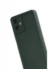 Mey İthalat®  Samsung Galaxy A07 4G Viera Silikon - Koyu Yeşil
