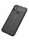 Mey İthalat®  Samsung Galaxy A11 Kılıf Auto Focus Kapak - Siyah