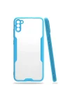 Mey İthalat®  Samsung Galaxy A11 Kılıf Platin Silikon - Mavi