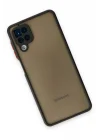 Mey İthalat®  Samsung Galaxy A12 Kılıf Montreal Silikon Kapak - Siyah