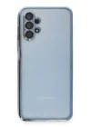 Mey İthalat®  Samsung Galaxy A13 4G Kılıf  Lensli Silikon - Açık Mavi