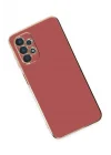 Mey İthalat®  Samsung Galaxy A13 4G Kılıf Volet Silikon - Kırmızı