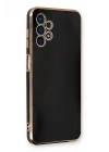 Mey İthalat®  Samsung Galaxy A13 4G Kılıf Volet Silikon - Siyah