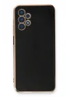 Mey İthalat®  Samsung Galaxy A13 4G Kılıf Volet Silikon - Siyah
