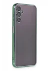Mey İthalat®  Samsung Galaxy A14 4G Kılıf  Lensli Silikon - Yeşil