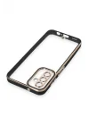 Mey İthalat®  Samsung Galaxy A14 4G Kılıf Liva Lens Silikon - Siyah