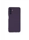 Mey İthalat®  Samsung Galaxy A14 4G Kılıf Nano içi Kadife Silikon - Mor