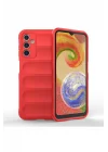 Mey İthalat®  Samsung Galaxy A14 4G Kılıf Optimum Silikon - Kırmızı