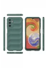 Mey İthalat®  Samsung Galaxy A14 4G Kılıf Optimum Silikon - Koyu Yeşil