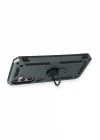 Mey İthalat®  Samsung Galaxy A14 4G Kılıf Sofya Yüzüklü Silikon Kapak - Yeşil