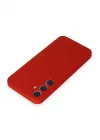 Mey İthalat®  Samsung Galaxy A15 4G Kılıf First Silikon - Kırmızı