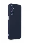 Mey İthalat®  Samsung Galaxy A15 4G Kılıf First Silikon - Lacivert
