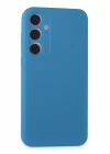 Mey İthalat®  Samsung Galaxy A15 4G Kılıf First Silikon - Mavi