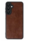 Mey İthalat®  Samsung Galaxy A16 5G Kılıf Aras Deri Kapak - Taba